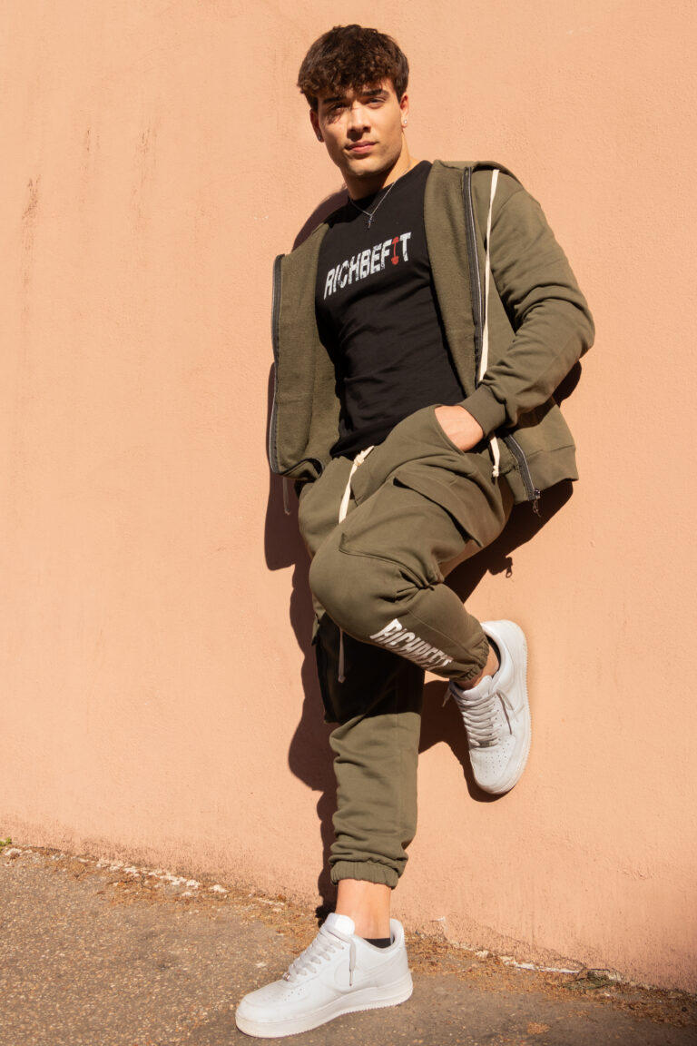 Shooting in palestra per richbefit con i modelli identity