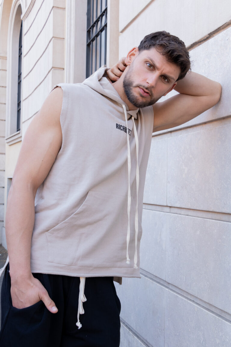 Shooting in palestra per richbefit con i modelli identity