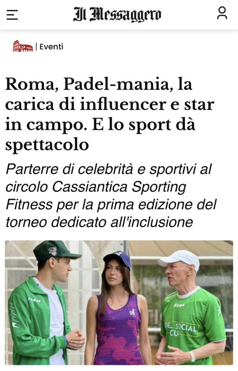 articolo il messaggero identity