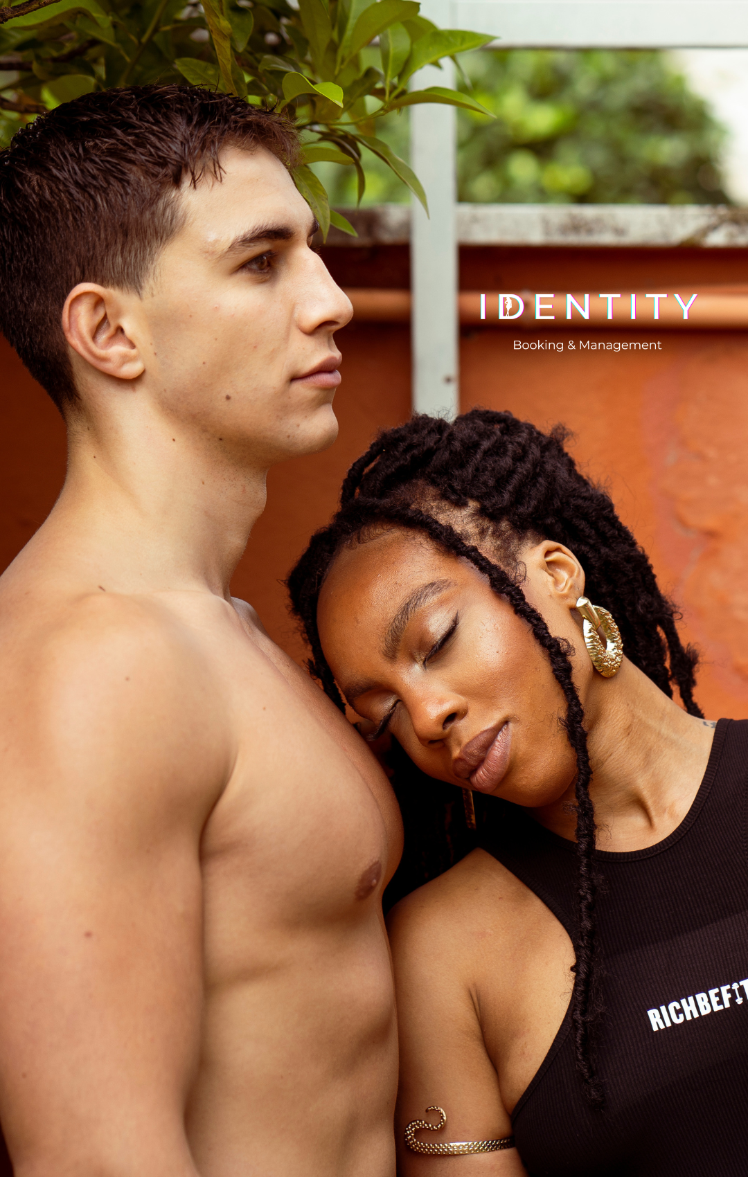 shooting per rich befit summer collection con modelli dell'agenzia Identity