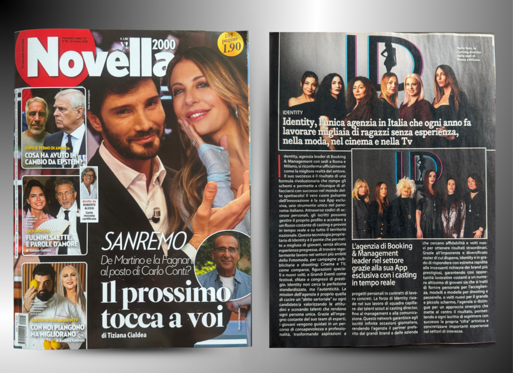Articolo dedicato a Identity Agency su novella 2000